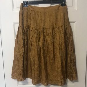WD NY silk crinkle twirl skirt 8